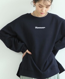 ミニ裏毛ロゴプリントスウェット