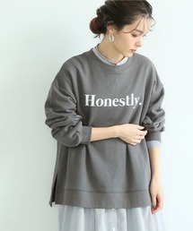 ミニ裏毛ロゴプリントスウェット