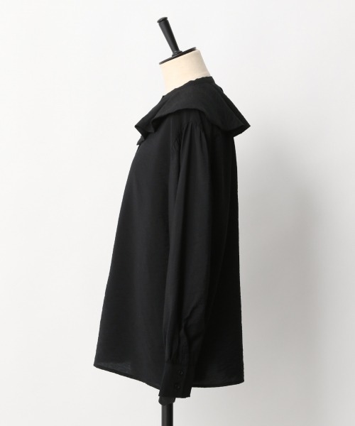 A part by(アパートバイ)の「RyNyフリルエリSTDブラウス 925851(シャツ/ブラウス・レディース・ブラック/オフホワイト/ベージュ系その他・FREE)」の12枚目の写真