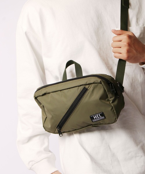 MEI（メイ）の「MEI SUSTAINABLE HIPS SHOT Ⅱ サステナブルヒップショットウエストポーチ（ボディバッグ/ウエストポーチ・メンズ・ネイビー/ライトブラウン/ブラック/オリーブドラブ/ブラウン・FREE）」の4枚目の写真