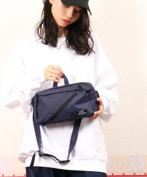 MEI（メイ）の「MEI SUSTAINABLE HIPS SHOT Ⅱ サステナブルヒップショットウエストポーチ（ボディバッグ/ウエストポーチ・メンズ・ネイビー/ライトブラウン/ブラック/オリーブドラブ/ブラウン・FREE）」の7枚目の写真