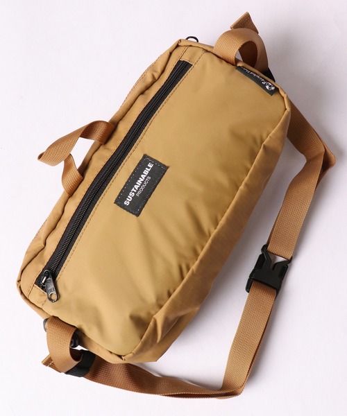 MEI（メイ）の「MEI SUSTAINABLE HIPS SHOT Ⅱ サステナブルヒップショットウエストポーチ（ボディバッグ/ウエストポーチ・メンズ・ネイビー/ライトブラウン/ブラック/オリーブドラブ/ブラウン・FREE）」の17枚目の写真