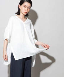 Munich | フレンチリネンキャンバス　ビッグプルオーバー(シャツ/ブラウス)