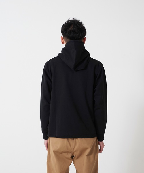 OUTDOOR PRODUCTS APPAREL（アウトドアプロダクツアパレル）の「防シワポケットプルパーカー 　UVカット　ポケット付き　ワンポイントブランドロゴ（パーカー・メンズ・アイボリー/ベージュ/ブラック・X-LARGE/LARGE/MEDIUM）」の8枚目の写真