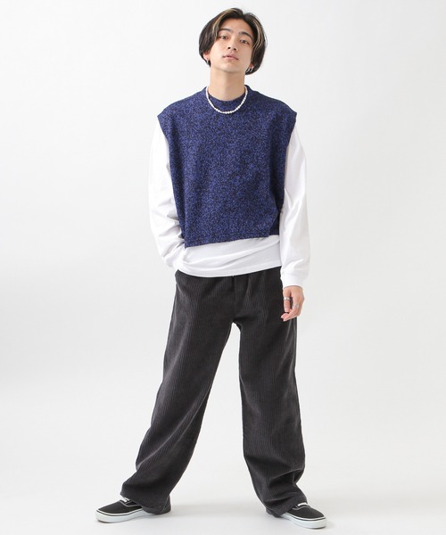LA MER MA MAISON(ラメルマメゾン)の「LA MER MA MAISON/LMムジベスト 2933162(ベスト・メンズ・ブルー/アイボリー・FREE)」の12枚目の写真