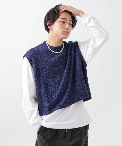 LA MER MA MAISON(ラメルマメゾン)の「LA MER MA MAISON/LMムジベスト 2933162(ベスト・メンズ・ブルー/アイボリー・FREE)」の10枚目の写真
