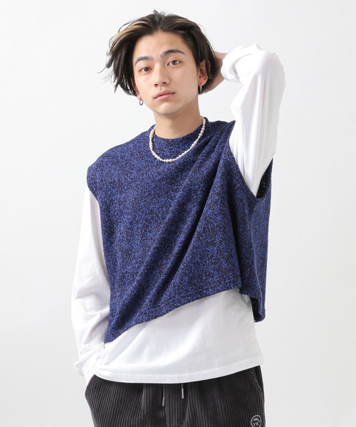 LA MER MA MAISON(ラメルマメゾン)の「LA MER MA MAISON/LMムジベスト 2933162(ベスト・メンズ・ブルー/アイボリー・FREE)」の19枚目の写真