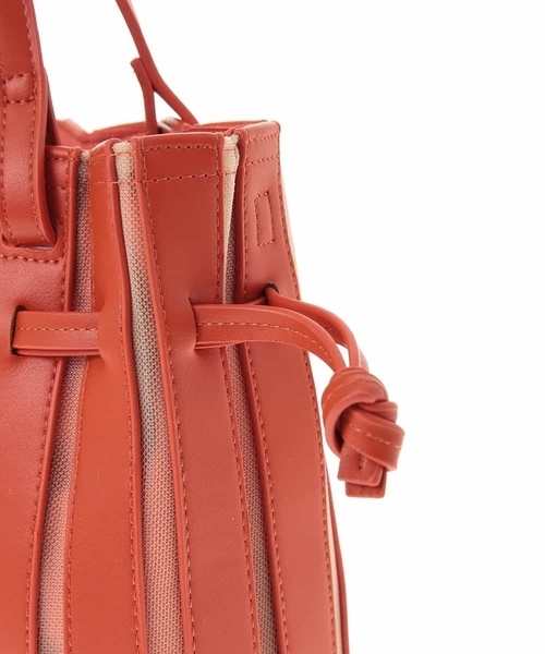 MK MICHEL KLEIN（エムケーミッシェルクラン）の「【2WAY】メッシュプリーツミニバッグ（トートバッグ・レディース・ネイビー/シルバー/オレンジ・00）」の10枚目の写真