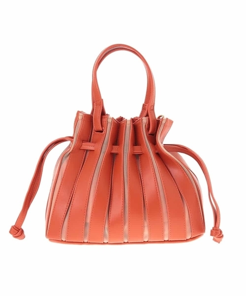 MK MICHEL KLEIN（エムケーミッシェルクラン）の「【2WAY】メッシュプリーツミニバッグ（トートバッグ・レディース・ネイビー/シルバー/オレンジ・00）」の15枚目の写真
