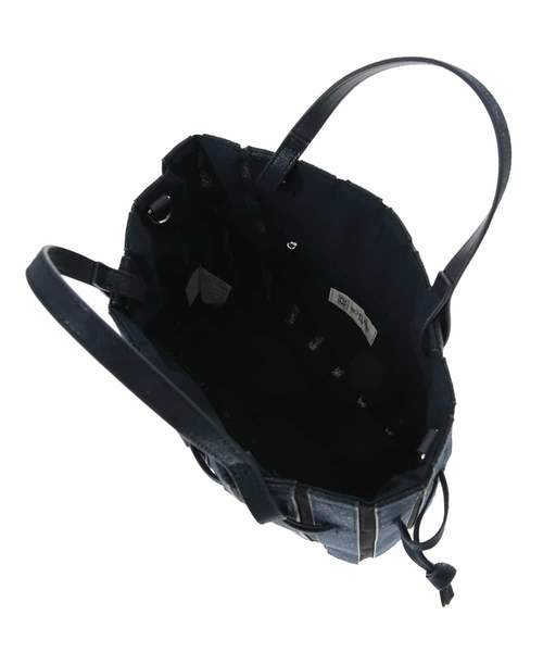 MK MICHEL KLEIN（エムケーミッシェルクラン）の「【2WAY】メッシュプリーツミニバッグ（トートバッグ・レディース・ネイビー/シルバー/オレンジ・00）」の19枚目の写真