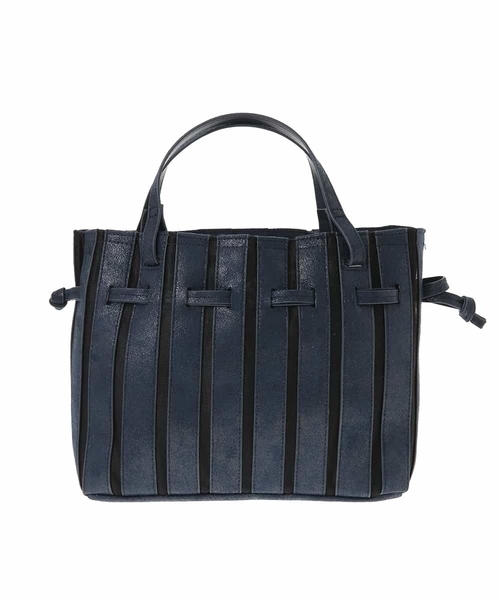 MK MICHEL KLEIN（エムケーミッシェルクラン）の「【2WAY】メッシュプリーツミニバッグ（トートバッグ・レディース・ネイビー/シルバー/オレンジ・00）」の20枚目の写真