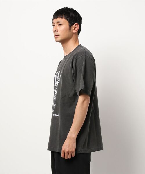 KRIFF MAYER（クリフメイヤー）の「マークゴンザレスTEE(dog)（Tシャツ/カットソー・メンズ・オフホワイト/グリーン/チャコール・X-LARGE/LARGE/MEDIUM）」の4枚目の写真