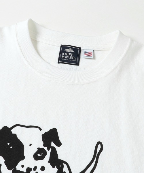 KRIFF MAYER（クリフメイヤー）の「マークゴンザレスTEE(dog)（Tシャツ/カットソー・メンズ・オフホワイト/グリーン/チャコール・X-LARGE/LARGE/MEDIUM）」の15枚目の写真