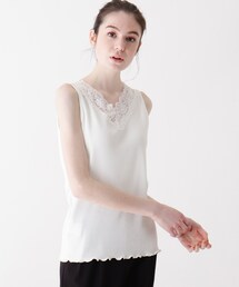 DRESKIP | シアバター前後2WAYレ－スタンク(タンクトップ)