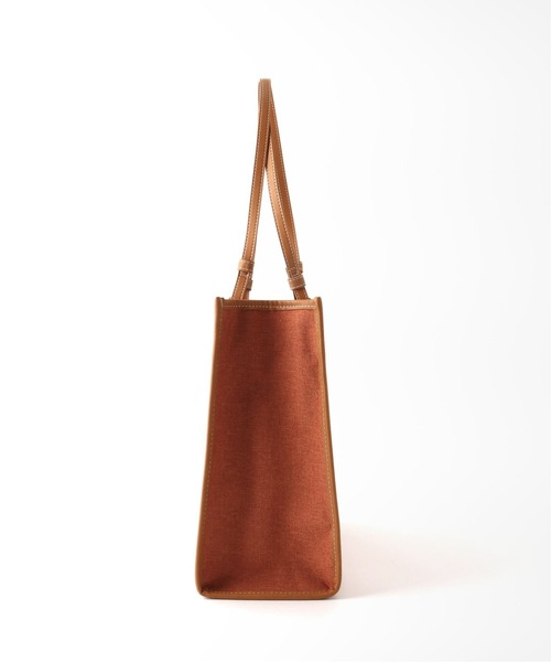 Simplicite（サンプリシテ）の「マテリアル ビッグトートバッグ（トートバッグ・レディース・ブラウン/オレンジ・FREE）」の9枚目の写真
