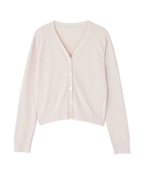 N.（N. Natural Beauty Basic）（エヌエヌナチュラルビューティーベーシック）の「◆ハイツイストコットンレーヨンＶカーディガン（カーディガン/ボレロ・レディース・アッシュブラウン/クリーム/ブルー/ネイビー/オレンジ・MEDIUM）」の19枚目の写真