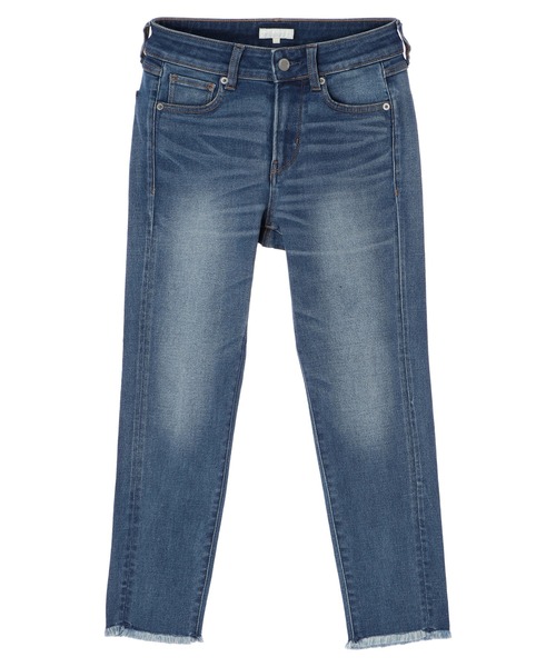 earth music&ecology(アースミュージックアンドエコロジー)の「スキスキスキニーフリンジクロップド(デニム) *(デニムパンツ・レディース・ライトインディゴブルー/ブルー系その他・SMALL/MEDIUM/LARGE)」の11枚目の写真