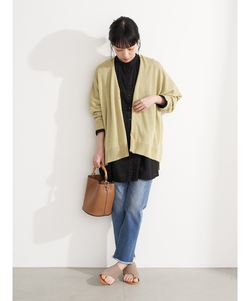 earth music&ecology(アースミュージックアンドエコロジー)の「スキスキスキニーフリンジクロップド(デニム) *(デニムパンツ・レディース・ライトインディゴブルー/ブルー系その他・SMALL/MEDIUM/LARGE)」の4枚目の写真