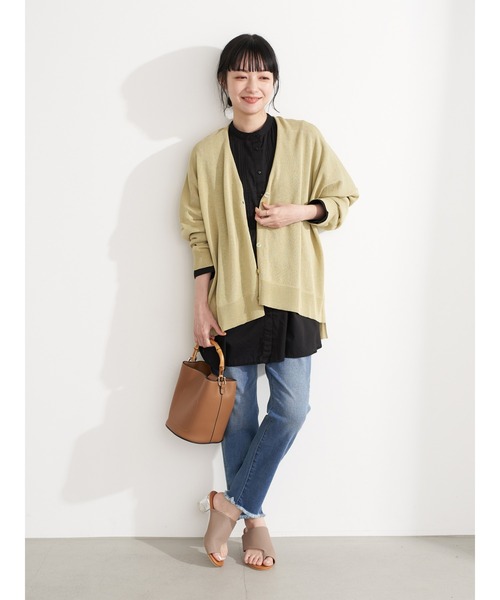 earth music&ecology(アースミュージックアンドエコロジー)の「スキスキスキニーフリンジクロップド(デニム) *(デニムパンツ・レディース・ライトインディゴブルー/ブルー系その他・SMALL/MEDIUM/LARGE)」の16枚目の写真