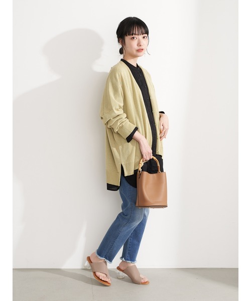 earth music&ecology(アースミュージックアンドエコロジー)の「スキスキスキニーフリンジクロップド(デニム) *(デニムパンツ・レディース・ライトインディゴブルー/ブルー系その他・SMALL/MEDIUM/LARGE)」の10枚目の写真