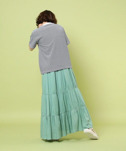 FREAK'S STORE（フリークスストア）の「Danton/ダントン CREW POCKET TEE/クルーポケットティー(半袖ポケットTシャツ)（Tシャツ/カットソー・レディース・ネイビー・34/36）」の9枚目の写真