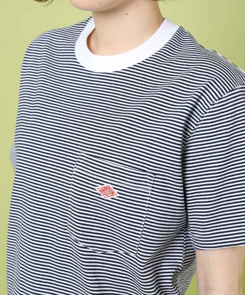 FREAK'S STORE（フリークスストア）の「Danton/ダントン CREW POCKET TEE/クルーポケットティー(半袖ポケットTシャツ)（Tシャツ/カットソー・レディース・ネイビー・34/36）」の10枚目の写真