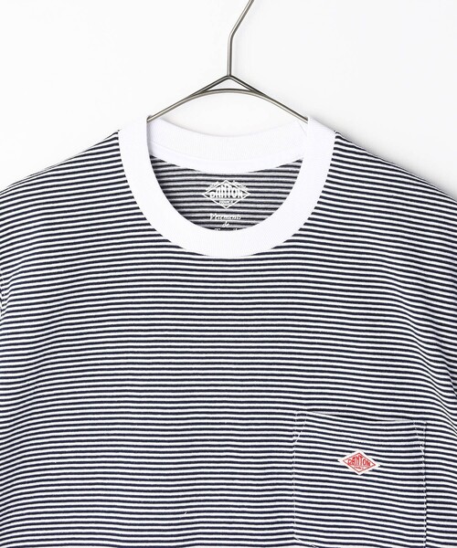 FREAK'S STORE（フリークスストア）の「Danton/ダントン CREW POCKET TEE/クルーポケットティー(半袖ポケットTシャツ)（Tシャツ/カットソー・レディース・ネイビー・34/36）」の13枚目の写真