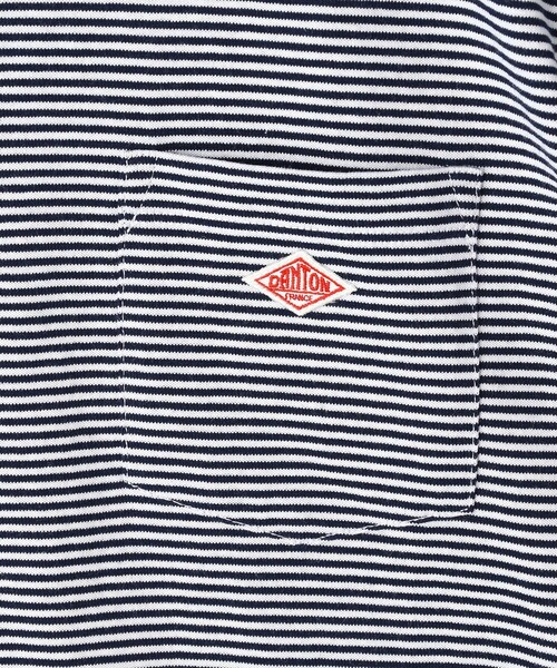 FREAK'S STORE（フリークスストア）の「Danton/ダントン CREW POCKET TEE/クルーポケットティー(半袖ポケットTシャツ)（Tシャツ/カットソー・レディース・ネイビー・34/36）」の14枚目の写真