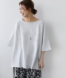 コットンスラブラグランスウェットTEE◆