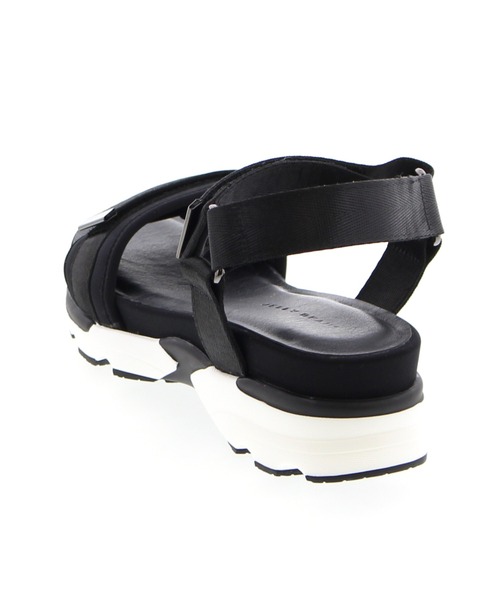 JELLY BEANS（ジェリービーンズ）の「ジップベルトスポーツサンダル(214-30194)JELLY BEANS(ジェリービーンズ)（サンダル・レディース・ブラック/アイボリー/ブラウン・S/M/L）」の5枚目の写真