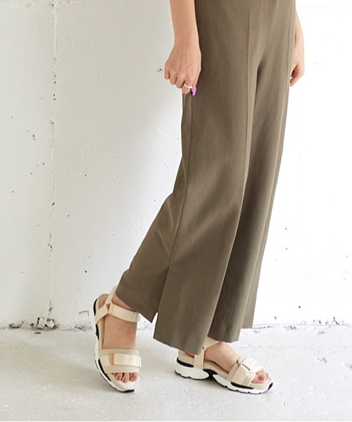 JELLY BEANS（ジェリービーンズ）の「ジップベルトスポーツサンダル(214-30194)JELLY BEANS(ジェリービーンズ)（サンダル・レディース・ブラック/アイボリー/ブラウン・S/M/L）」の12枚目の写真