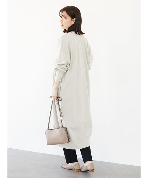 Green　Parks（グリーンパークス）の「カットロングカーデ＊（カーディガン/ボレロ・レディース・ライトグレー/ベージュ/グリーン・FREE）」の20枚目の写真