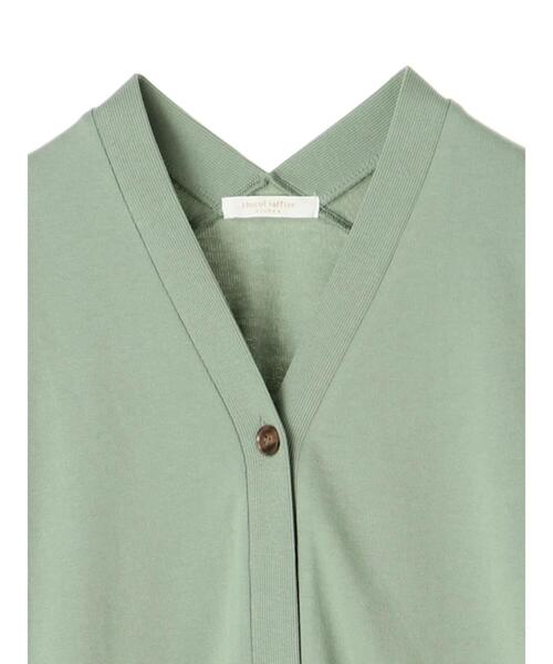 Green　Parks（グリーンパークス）の「カットロングカーデ＊（カーディガン/ボレロ・レディース・ライトグレー/ベージュ/グリーン・FREE）」の13枚目の写真