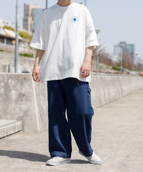 kutir（クティール）の「ロゴアソートビッグTシャツ（Tシャツ/カットソー・メンズ・ホワイト/ライトブルー/オフホワイト/ブラック/オレンジ/ダークブルー・MEDIUM/LARGE）」の7枚目の写真