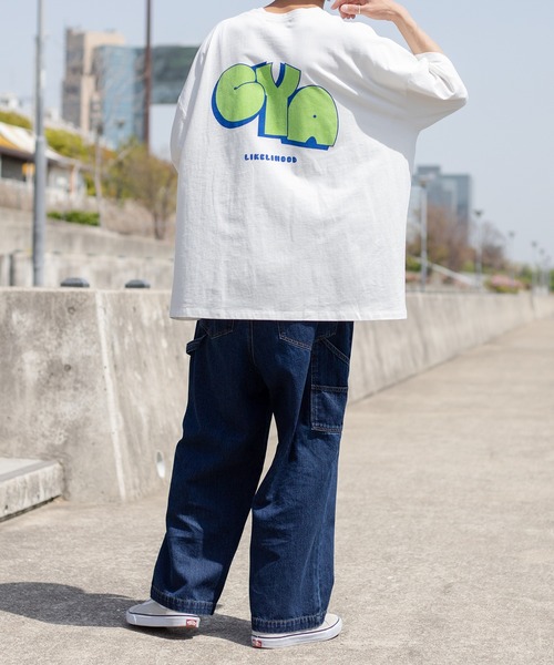 kutir（クティール）の「ロゴアソートビッグTシャツ（Tシャツ/カットソー・メンズ・ホワイト/ライトブルー/オフホワイト/ブラック/オレンジ/ダークブルー・MEDIUM/LARGE）」の10枚目の写真