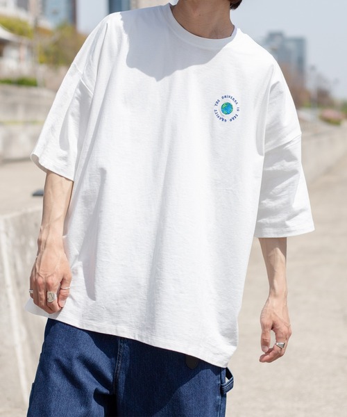 kutir（クティール）の「ロゴアソートビッグTシャツ（Tシャツ/カットソー・メンズ・ホワイト/ライトブルー/オフホワイト/ブラック/オレンジ/ダークブルー・MEDIUM/LARGE）」の11枚目の写真