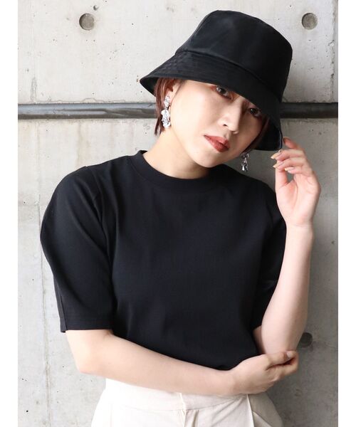 MURUA（ムルーア）の「ボリュームスリーブトップス（Tシャツ/カットソー・レディース・ホワイト/ブラック/ベージュ/グリーン・FREE）」の10枚目の写真