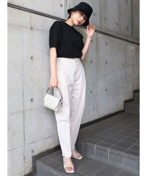 MURUA（ムルーア）の「ボリュームスリーブトップス（Tシャツ/カットソー・レディース・ホワイト/ブラック/ベージュ/グリーン・FREE）」の14枚目の写真