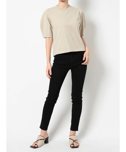 MURUA（ムルーア）の「ボリュームスリーブトップス（Tシャツ/カットソー・レディース・ホワイト/ブラック/ベージュ/グリーン・FREE）」の11枚目の写真