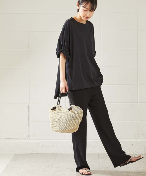 OUVRAGE CLASSE（ウヴラージュクラス）の「【VIOLAd’ORO／ヴィオラドーロ】ラフィネ×牛革カゴバック（ハンドバッグ・レディース・ナチュラル・FREE）」の14枚目の写真