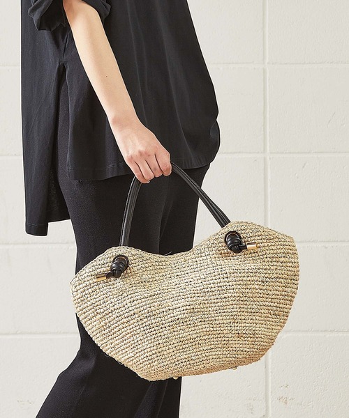 OUVRAGE CLASSE（ウヴラージュクラス）の「【VIOLAd’ORO／ヴィオラドーロ】ラフィネ×牛革カゴバック（ハンドバッグ・レディース・ナチュラル・FREE）」の15枚目の写真