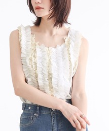 【廃盤】『ボリュームレースフリルタンク』