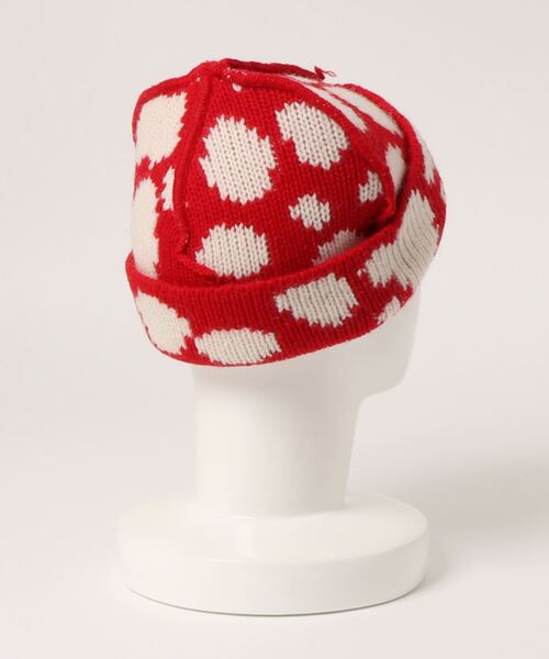 UNFOLLOW（アンフォロー）の「【Charles Jeffrey LOVERBOY 】LOVERBOY BEANIE（ニットキャップ/ビーニー・メンズ・レッド・FREE）」の7枚目の写真