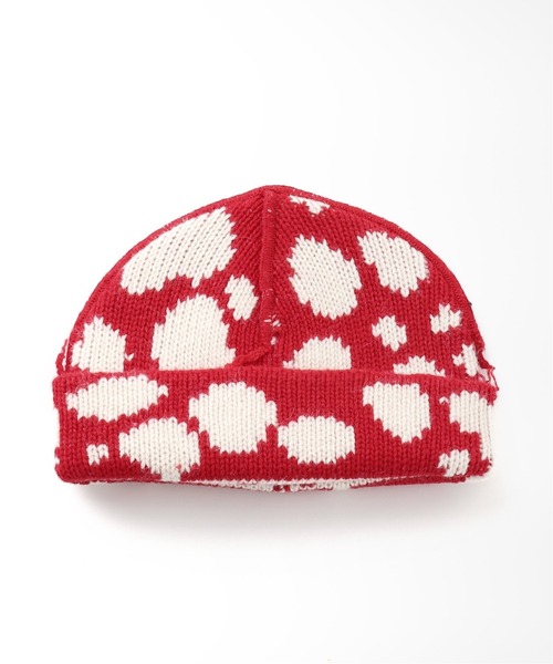 UNFOLLOW（アンフォロー）の「【Charles Jeffrey LOVERBOY 】LOVERBOY BEANIE（ニットキャップ/ビーニー・メンズ・レッド・FREE）」の2枚目の写真