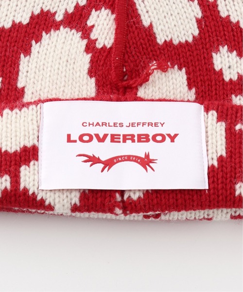 UNFOLLOW（アンフォロー）の「【Charles Jeffrey LOVERBOY 】LOVERBOY BEANIE（ニットキャップ/ビーニー・メンズ・レッド・FREE）」の4枚目の写真
