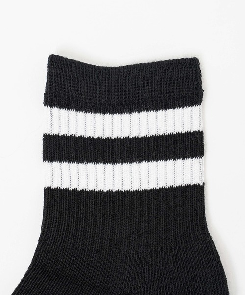 WEGO（ウィゴー）の「WEGO/2ラインソックス（ソックス/靴下・レディース・ホワイト/ブラック/グリーン/ブルー/ワイン/その他1/その他2/その他3・23-25cm）」の10枚目の写真