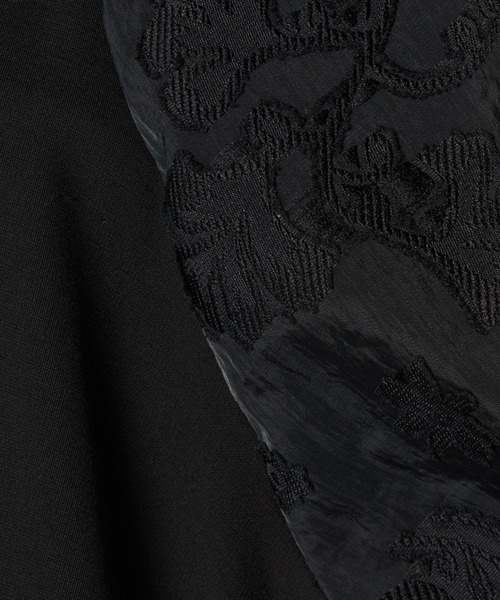 ライチ(ライチ)の「aurea/dr211-013 TOPS(シャツ/ブラウス・レディース・ブラック/グリーン・FREE)」の8枚目の写真