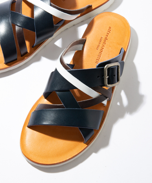 アルフレッドバニスター サンダル 26 本革 42 レザー メンズ TY3104  