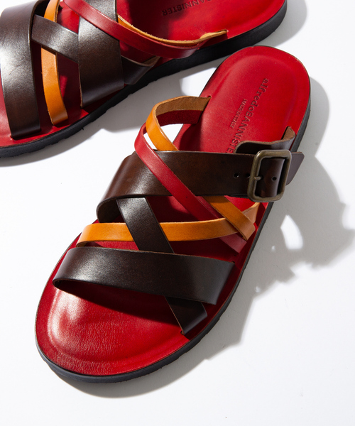 alfredoBANNISTER(アルフレッドバニスター)の「【定番】マルチクロス レザーサンダル(サンダル・メンズ・ネイビー/ブラック/ダークブラウン/レッド・41/43/40/42/39)」の22枚目の写真