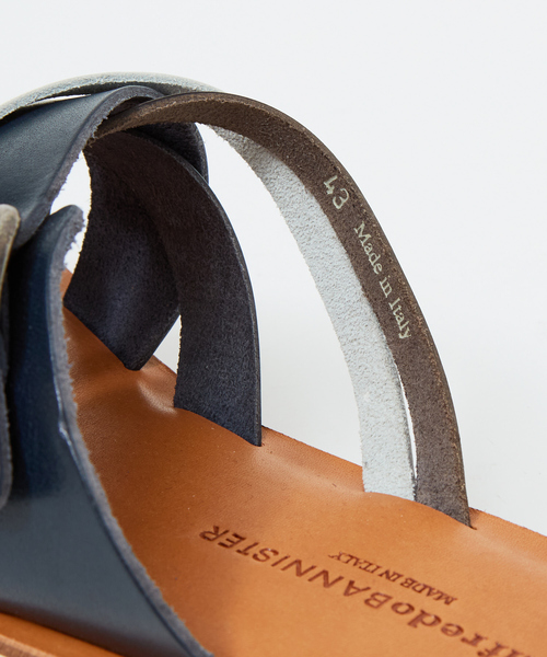 alfredoBANNISTER(アルフレッドバニスター)の「【定番】マルチクロス レザーサンダル(サンダル・メンズ・ネイビー/ブラック/ダークブラウン/レッド・41/43/40/42/39)」の17枚目の写真